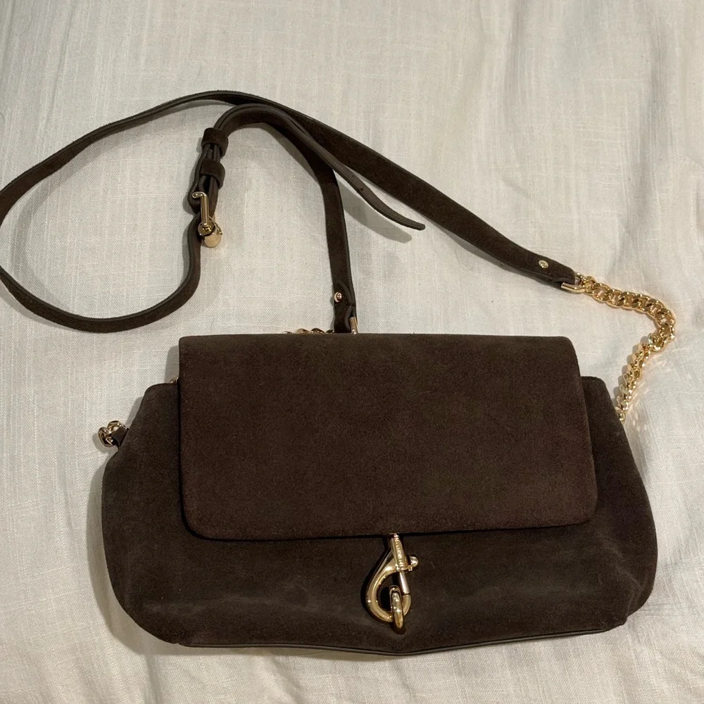 Rebecca Minkoff Suede Shoulder Bag - Picture 1 of 5